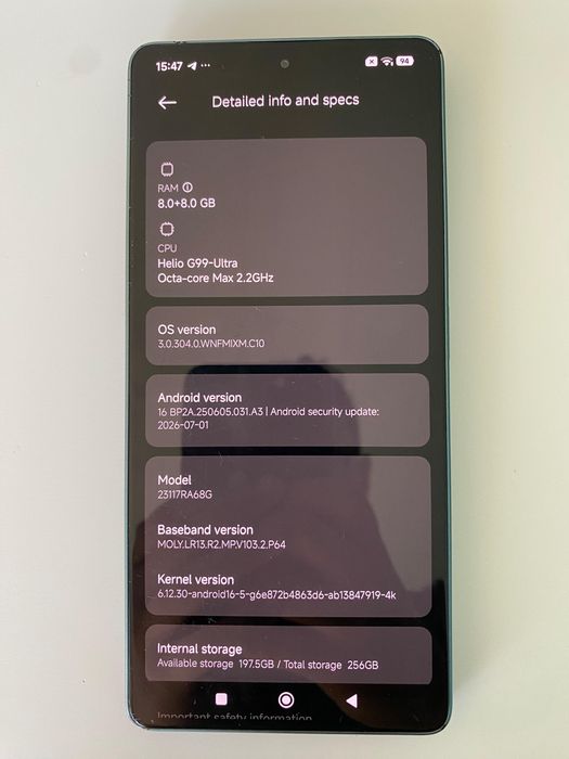 Xiaomi Redmi Note 13 Pro 4G (256 GB)