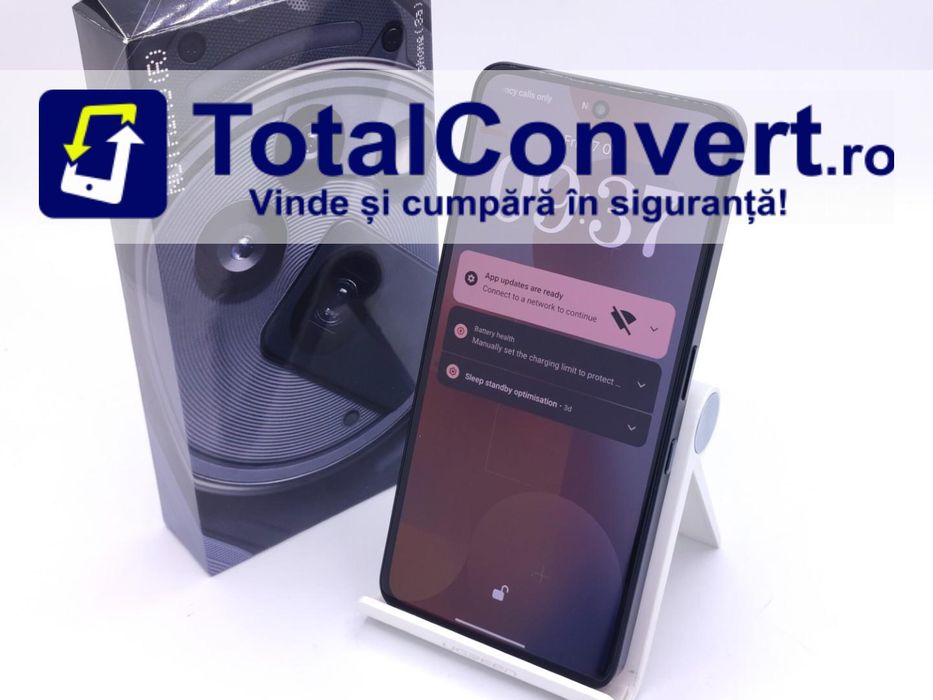 Nothing Phone 3a Pro 256GB Black 12GB Dual, Garantie 24 luni | #D89927