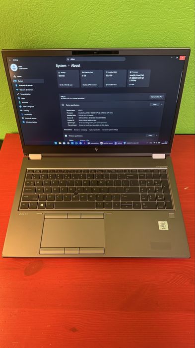 HP ZBook G7, I7 10850H, 32GB RAM, 1 TB  NVME, NVIDIA RTX3000