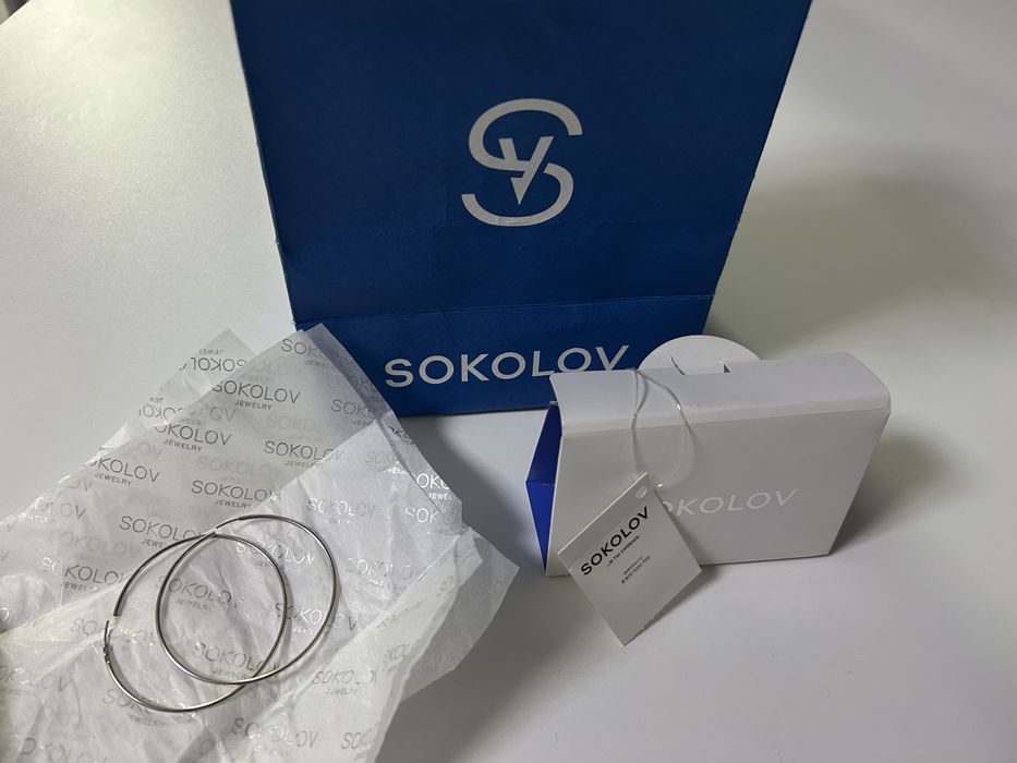 SOKOLOV серьги серебро 925 пробы