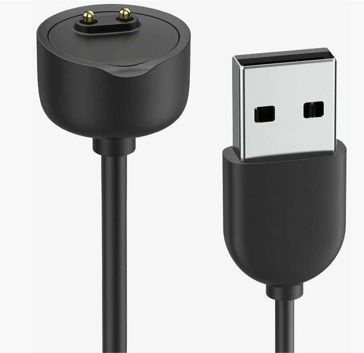 Зарядка на смарт часы Xiaomi Amazfit Band 5-6-7 с кабелем USB