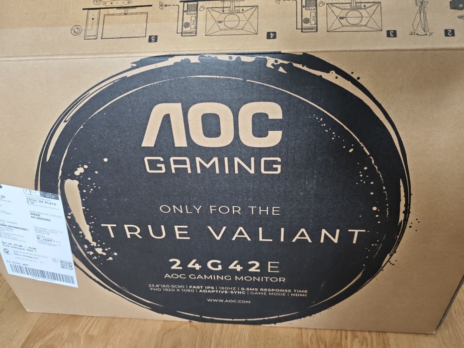 monitor AOC de vânzare încă în garanție