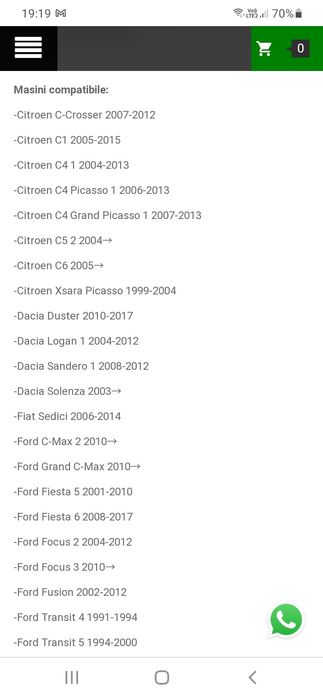 Proiectoare ceață auto