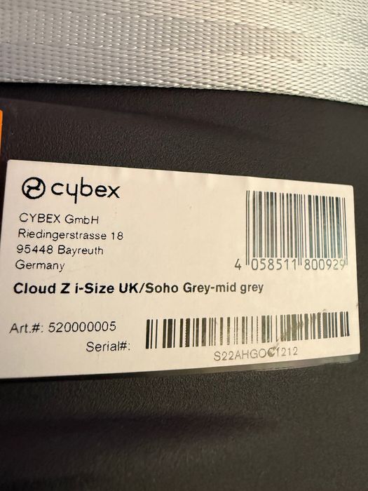Стол за кола Cybex Cloud Z i-Size + База Base Z Cybex с Isofix