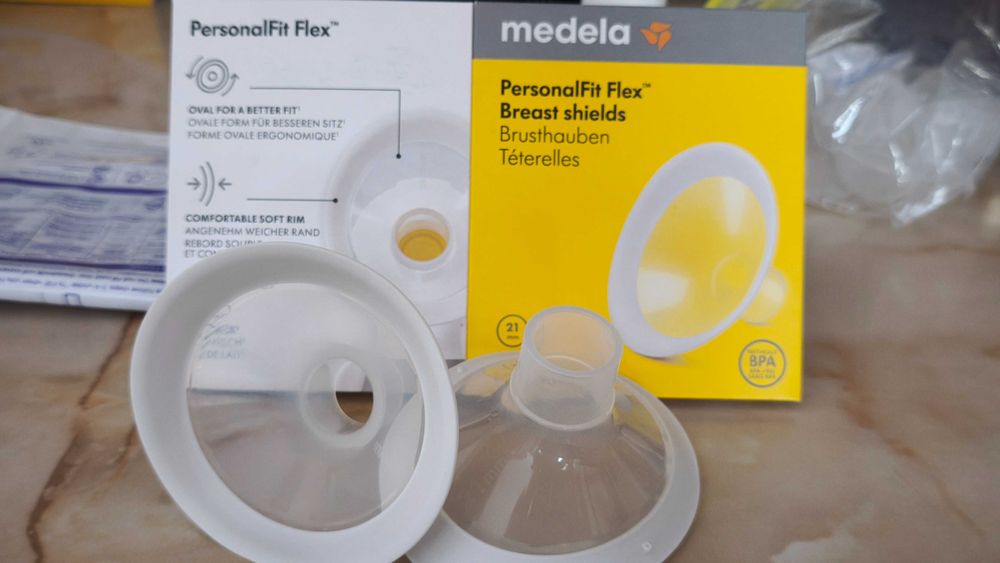 Фуния за помпа Medela - Flex, S (21 мм), 2  броя