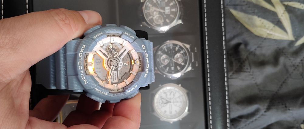 Casio GA-110RG G shock Denim Blue