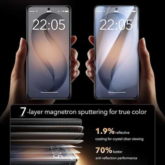 Ocazie! Folie de sticla AR de la ESR, cea mai buna pentru protectie ecran Samsung S26 Ultra