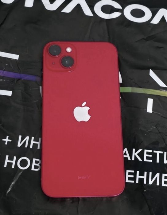 128GB iPhone 14 Plus + Vivacom Гаранция 2025г. Product Red | Червен