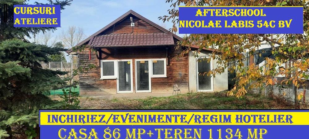 Vanzare   casa 86 mp +teren 1134  mp N Labis -sau inchiriere