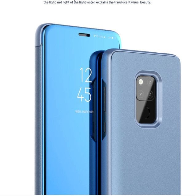 Husa Flip Stand Clear View Huawei Mate 20 , Mate 20 lite , Mate 20 Pro