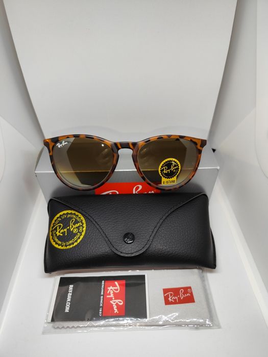 Ochelari de soare Ray Ban RB4171-F Erika Havana/Tortoise  Glass Len