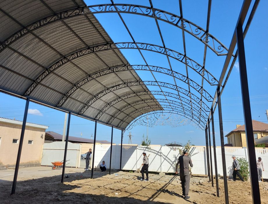 Навеске арка жасап,профил иіп беремін