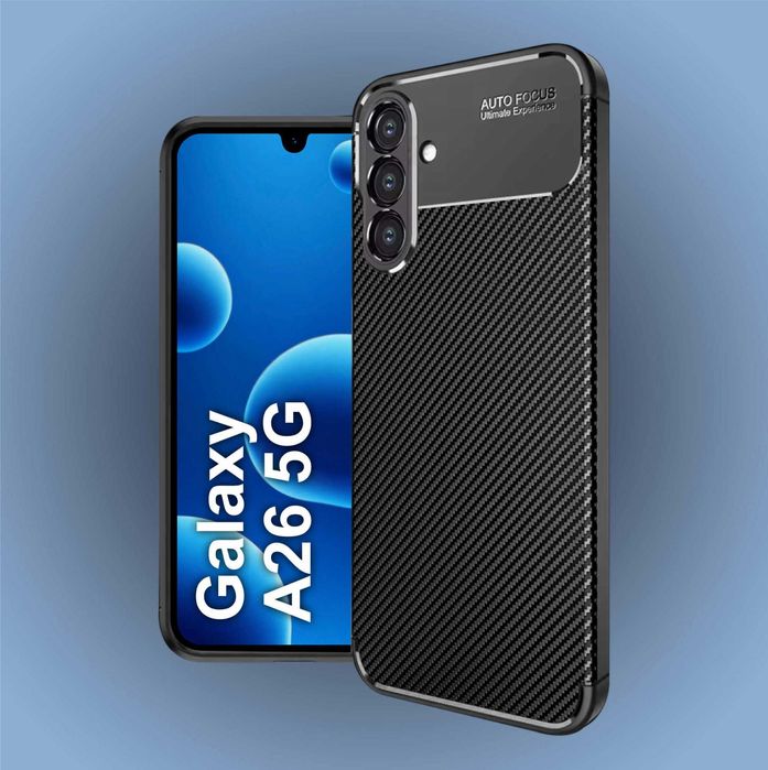 Husa Premium antisoc model Carbon Samsung Galaxy A17 / A26 / A36 / A56