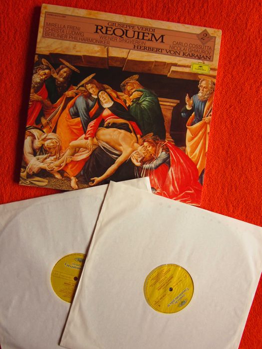 rar Verdi Da Requiem Karajan Messa  -Freni,Ghiaurov vinil 1972