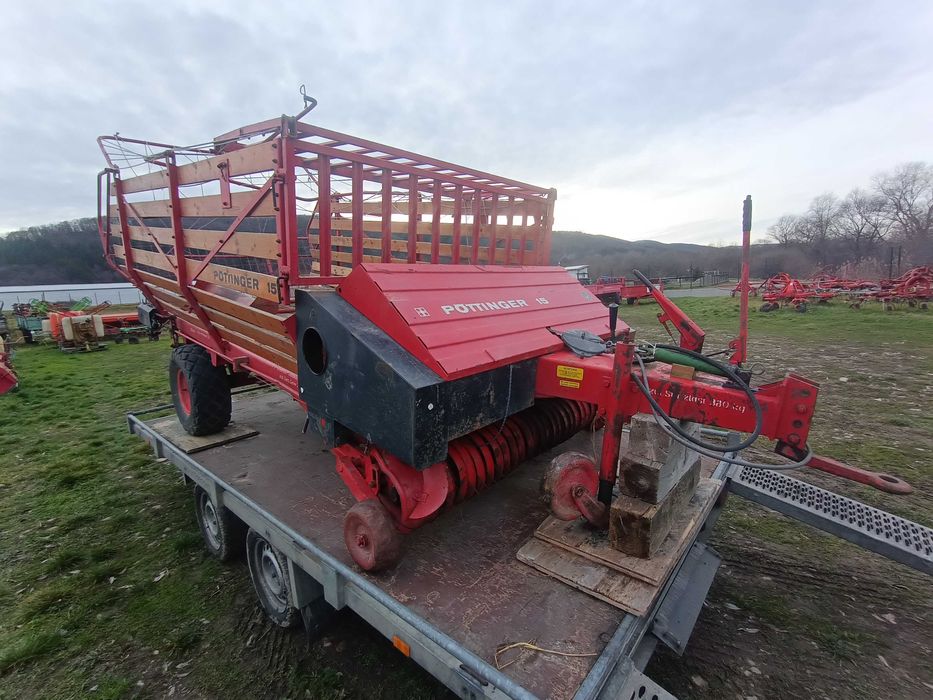 Grebla, remorca de strans fan, Pottinger 15