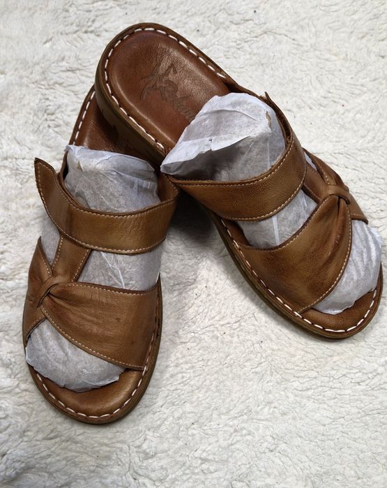 Saboți din piele, damă