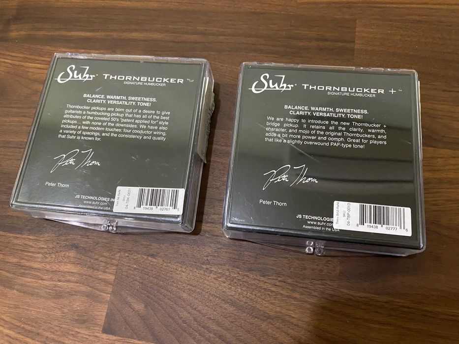 Set doze chitara electrica Suhr Thornbucker neck si bridge