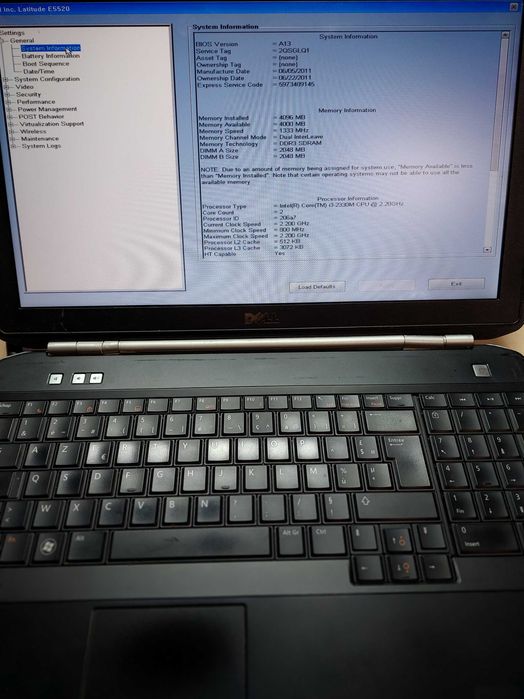 Laptop DELL E5520 in stare de functionare buna