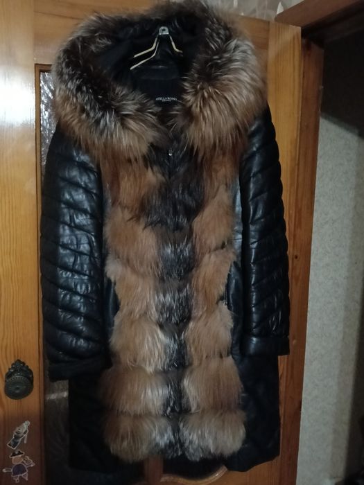 Продам кожаный плащ.