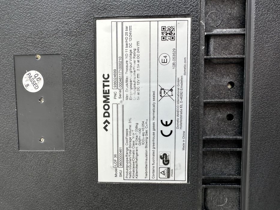 Dometic cdf36 фризер 12/24V