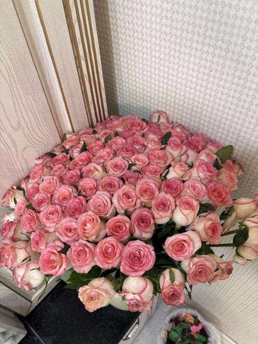 Роза 101штук сатылады