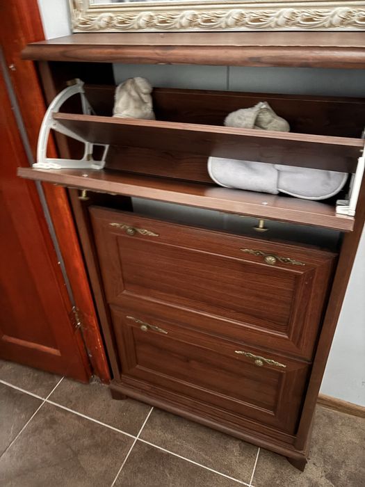 Обувной шкаф дерево