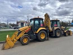 Экскаватор погрузчик 3в1 трактор  петушок