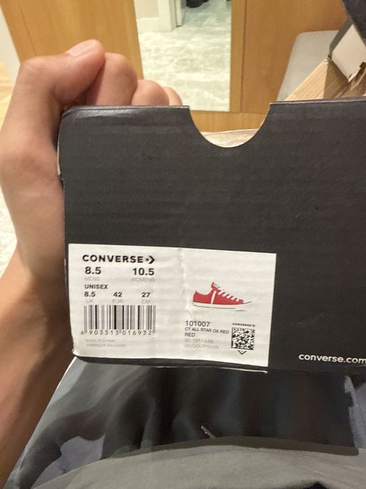 Converse новые красные