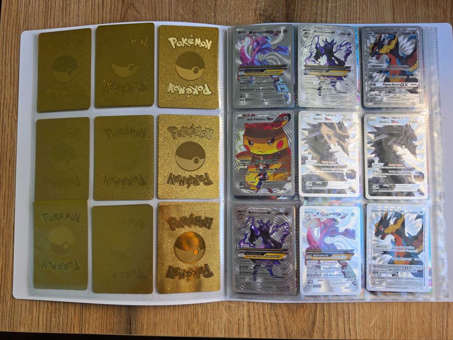 Голяма колекция Pokemon карти с албум за тях