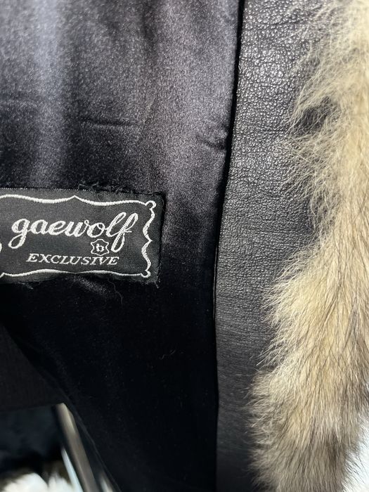 Haina din blana naturala de lup/coiot rara pe piata marime M/L sau S +