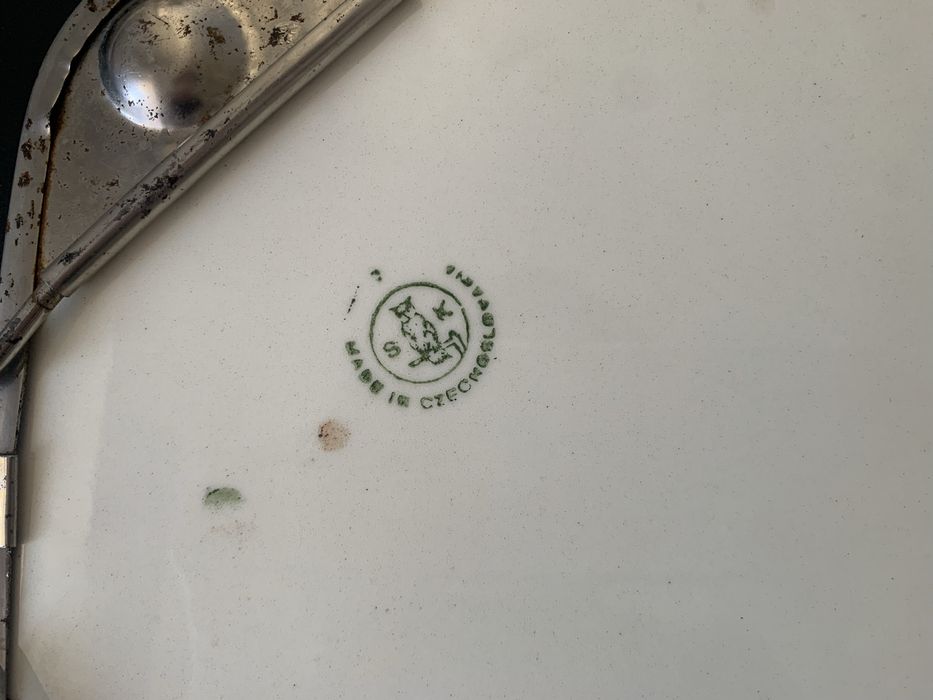 Tava veche Art Nouveau