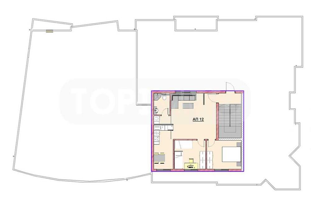 Тристаен апартамент с панорамна гледка в Балчик