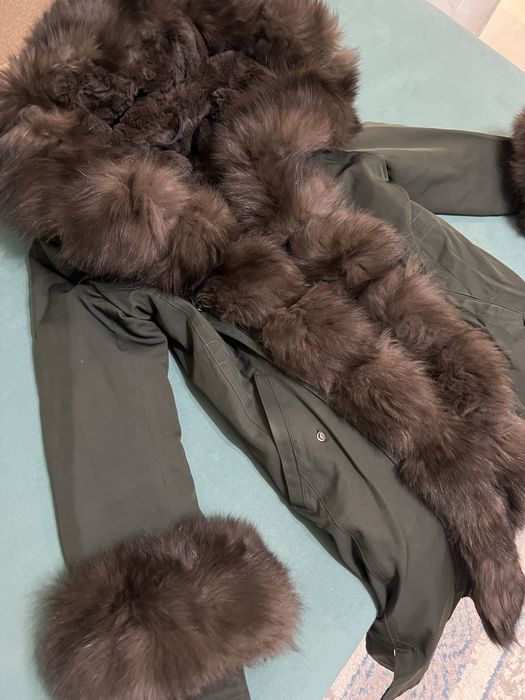 Парка изумрудный цвет 44-46 размер