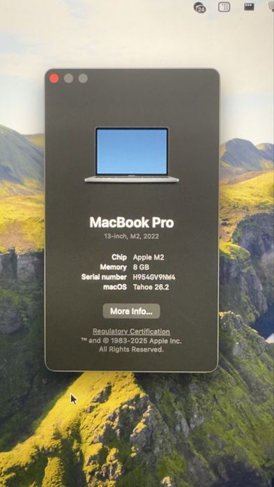 Macbook Pro M2 8/256   13,3