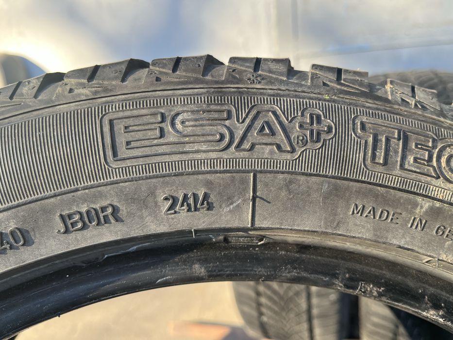 4 бр. зимни гуми 225/50/17 ESA+Tecar 6-6,5 mm DOT 2414