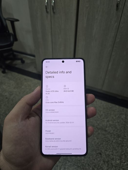 Xiaomi Redmi K70 Ultra kamyob yagona versiya 32/1024 gb obmen bor