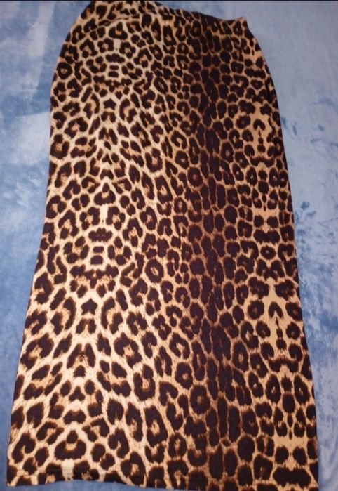 Fustă lungă leopard