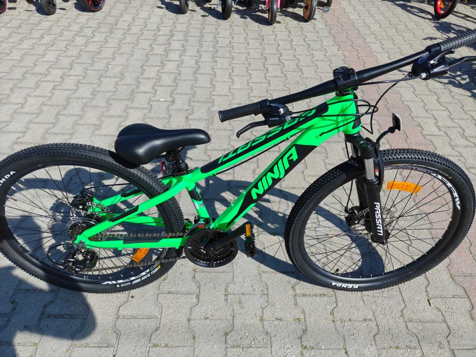 BG Алуминиев велосипед 26" NINJA зелен