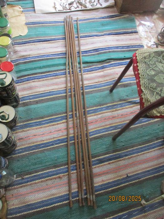 Метални пръчки /пръти/ 6 броя