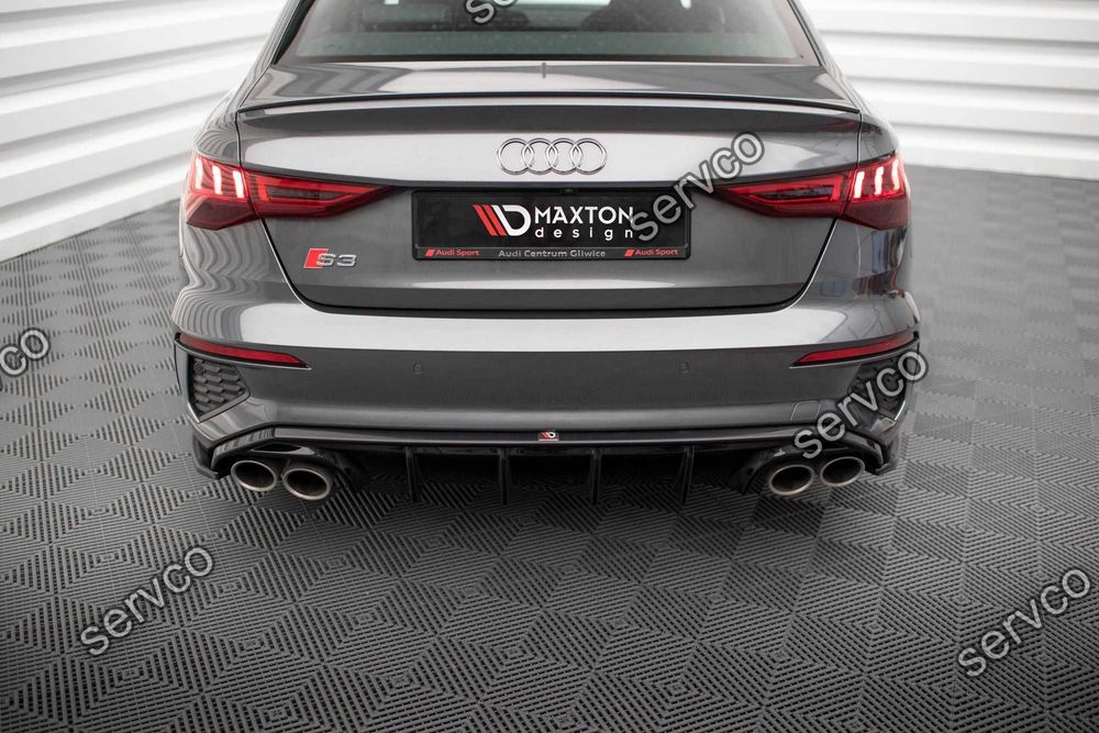 Difuzor bara spate Audi A3 SLINE S3 Sedan 8Y 2020- v18 Maxton Design