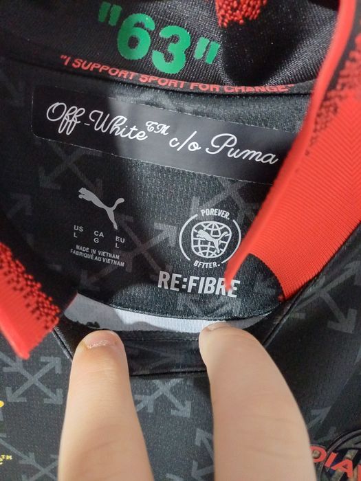 Tricou Ac Milan x Off White