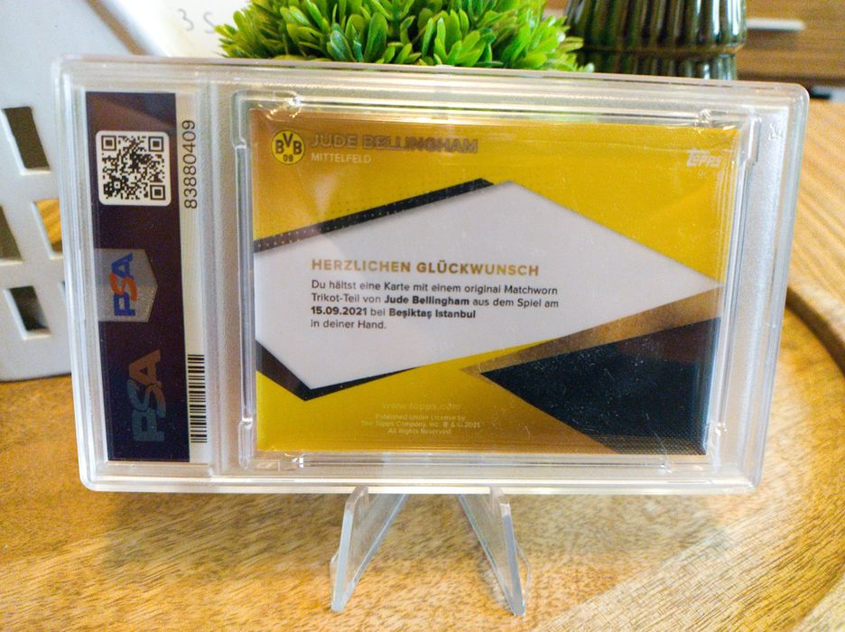 Ценна Jersey Relic карта на Jude Bellingham