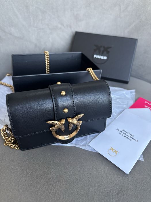 Geanta Pinko originala - neagra - noua, cu eticheta si card