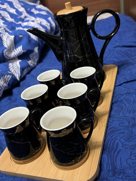 Чайный сервиз черный