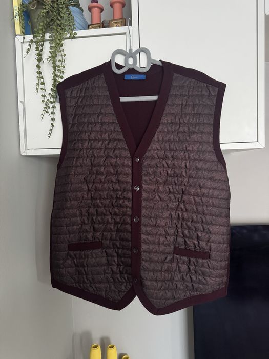 Мъжки елек от вълна 50% Carducci