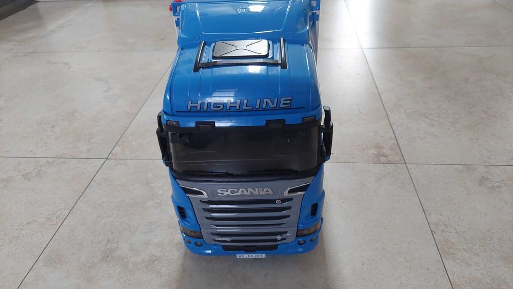 Camion mare Scania, Bruder 52cm, superb