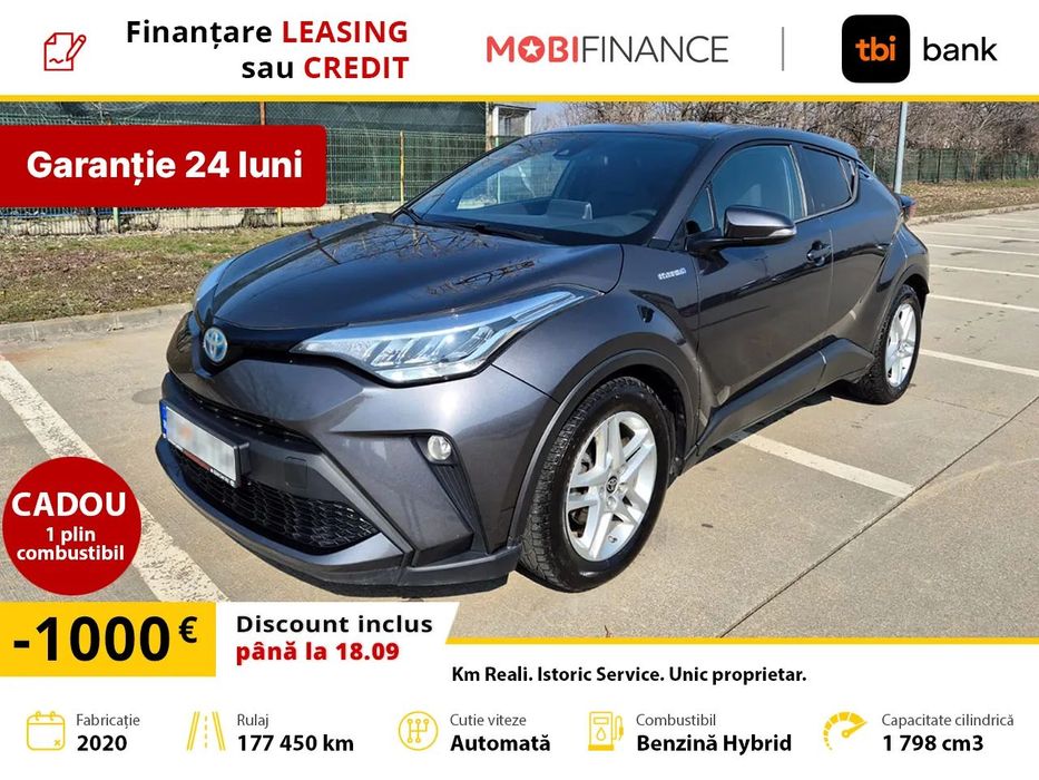 Toyota C-HR Automata / TVA inclus, deductibil / Istoric service / Garantie 24 luni