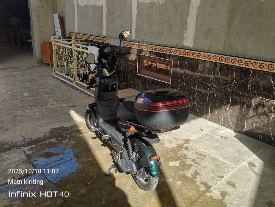 i BIKE skuter prava soʻramaydi 25km tezlik