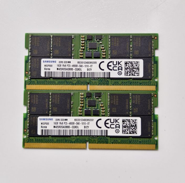 Kit 32gb DDR5 Samsung, Laptop