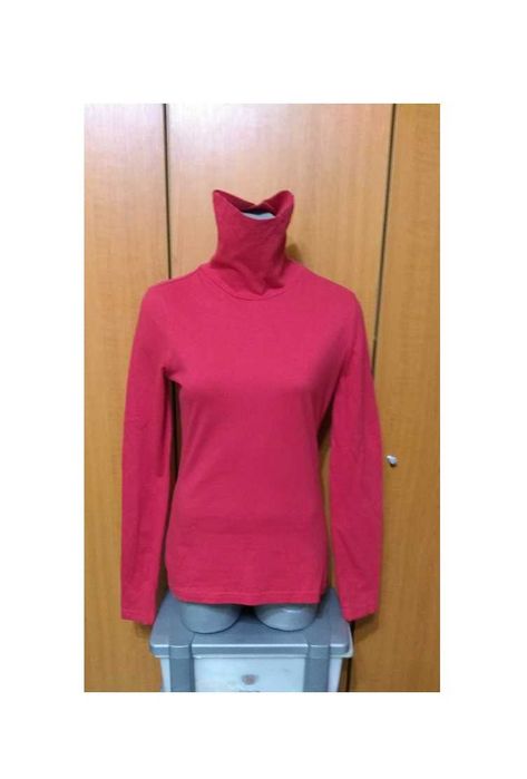 Bluza/ Maleta/ Helanca rosie F&F UK, bbc ,guler inalt , M